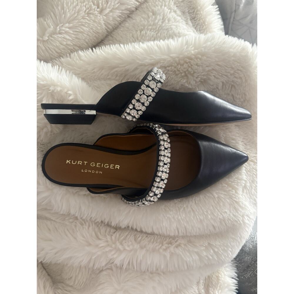 New Kurt Geiger London Mules Pointed Toe 38.5 8US - Picture 2 of 7